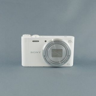 SONY - SONY Cyber-Shot DSC-WX350 デジタルカメラ USED美品 本体＋バッテリー 広角25mm 光学20倍ズーム Wi-Fi 高速AF ホワイト 完動品 CP6335