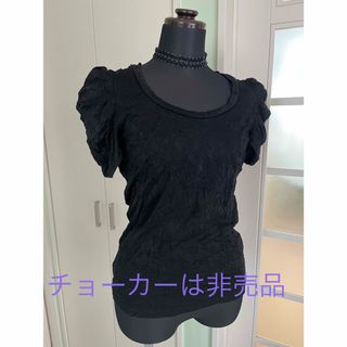 BLACK PEACE NOW - 美品✨ BLACK PEACE NOW ゴシックパブ袖黒半袖カットソー