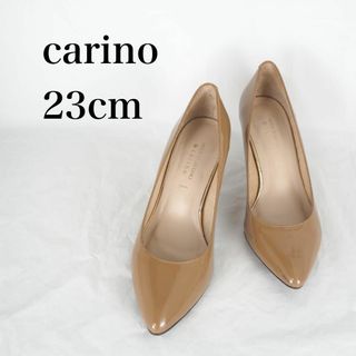 モードエジャコモ(Mode et Jacomo)のcarino*カリーノモードエジャコモ*パンプス*23cm*ベージュ*M6691(ハイヒール/パンプス)