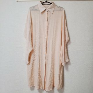 フィフス(fifth)のフィフス　ロングシャツ　ピンクベージュ(シャツ/ブラウス(長袖/七分))