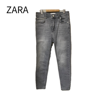 ザラ(ZARA)の100046※ZARA ザラ　ジーンズ　レディース　グレー　美品(デニム/ジーンズ)