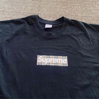 Supreme - supreme burberry tee black ennoy stussy