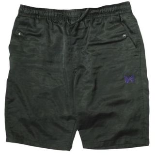 ニードルス(Needles)のNeedles ニードルス 23SS 日本製 String Cowboy Short - Poly Slub Sateen ストリングカウボーイショーツ MR255 XL Black イージー ショートパンツ ボトムス【中古】【Needles】(ショートパンツ)