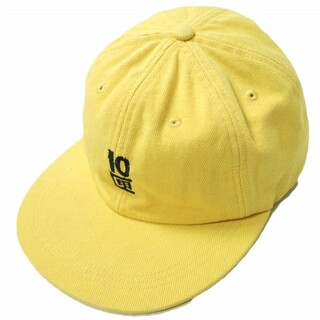 10匣 TENBOX テンボックス 6PANEL LOGO CAP ロゴ刺繍 コットンツイル6パネルキャップ Free イエロー 帽子【中古】【10匣 TENBOX】(キャップ)