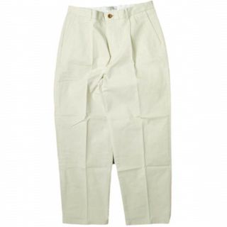 スティーブンアラン(steven alan)のSteven Alan スティーブンアラン 日本製 STRETCH DRILL SUPER BAGGY TAPERED ストレッチドリルスーパーバギーテーパード 8114-217-0077 L NATURAL 1タック パンツ ボトムス【新古品】【中古】【Steven Alan】(その他)