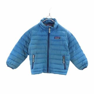 パタゴニア(patagonia)のパタゴニア ダウンジャケット 3T ブルー系 patagonia アウトドア キッズ(ジャケット/上着)