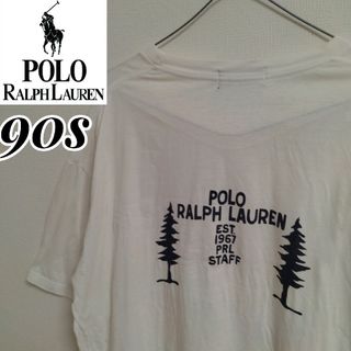 Ralph Lauren - 【珍品】POLO　RALPH LAUREN　90s STAFF　Tシャツ