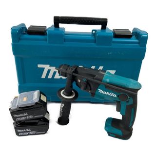 マキタ(Makita)の＊＊MAKITA マキタ 18V 16mm 充電式ハンマドリル (バッテリ2個・ケース付）充電器なし HR165D ブルー(その他)