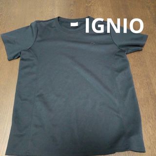 イグニオ(Ignio)のイグニオ　キッズ　半袖　シャツ　150　サッカー　ウェア　黒　ブラック　シンプル(ウェア)