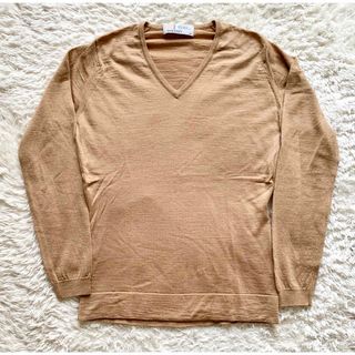 ジョンスメドレー(JOHN SMEDLEY)のジョンスメドレーJOHN SMEDLEYウールVネックニット(ニット/セーター)