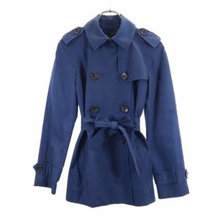 COACH - コーチ ショート トレンチコート XS ネイビー COACH COACH - コーチ ショート トレンチコート XS ネイビー COACH