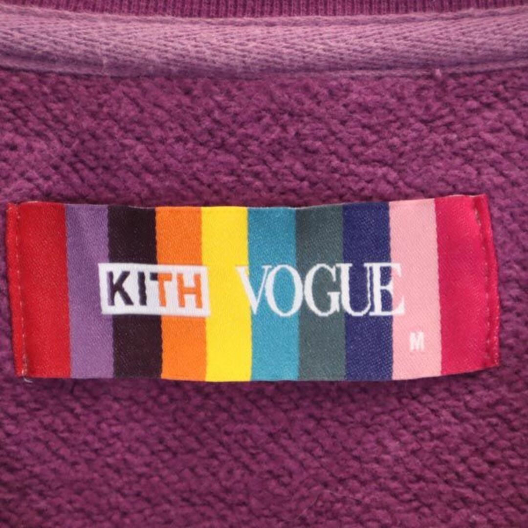 KITH - キス _ ヴォーグ コラボ 長袖 トレーナー M 紫系 KITH _ KITH - キス _ ヴォーグ コラボ 長袖 トレーナー M 紫系 KITH _