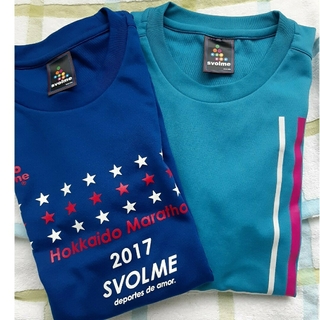 スボルメ(Svolme)のマラソン大会　参加賞Tシャツ　XSとS(Tシャツ(半袖/袖なし))