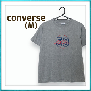 コンバース(CONVERSE)のconverse コンバース オールスター グレー ロゴ Tシャツ 春夏(Tシャツ(半袖/袖なし))