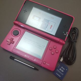 ニンテンドー3DS - 安心の整備済み！◆任天堂3DS 中古本体◆グロスピンク◆35