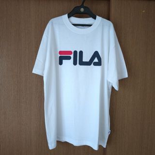 フィラ(FILA)の新品 未使用 FILA フィラ 半袖 Tシャツ メンズ ＬＬサイズ 白色(Tシャツ/カットソー(半袖/袖なし))