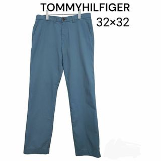 トミーヒルフィガー(TOMMY HILFIGER)のTOMMYHILFIGER　トミーヒルフィガー　32×32　コットンパンツ　古着(その他)