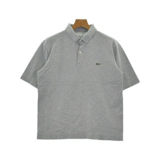 ラコステ(LACOSTE)のLACOSTE ラコステ ポロシャツ S グレー 【古着】【中古】(ポロシャツ)