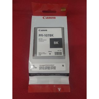 キヤノン(Canon)の使用期限切れ　新品・未使用品　Canon PFI-107 BK　黒　プロッター(その他)