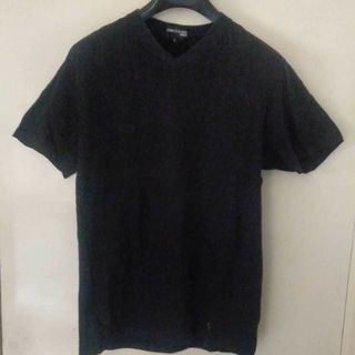 コムサデモード(COMME CA DU MODE)のCOMME CA DU MODE MEN　コムサデモード　ＶネックTシャツ　Ｌ黒(Tシャツ/カットソー(半袖/袖なし))