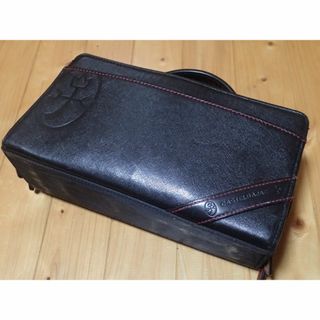 カステルバジャック(CASTELBAJAC)のセール　中古品　カステルバジャック　黒　ダブルファスナーセカンドバック(セカンドバッグ/クラッチバッグ)