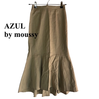 アズールバイマウジー(AZUL by moussy)のAZULbymoussy ソフトツイルマーメイドスカート 柔軟性 通気性 吸湿性(ロングスカート)