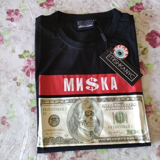 ミシカ(MISHKA)のミシカ MISHKA上海 半袖TEE　(黒)(Tシャツ/カットソー(半袖/袖なし))