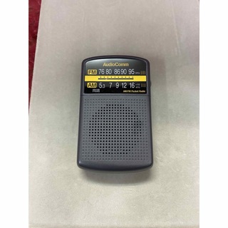 オームデンキ(オーム電機)のオーム電機 AudioComm AM/FMポケットラジオ RAD-P135N-H(ラジオ)