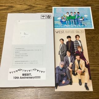 ジャニーズウエスト(ジャニーズWEST)のWEST.10周年記念品 会報 未開封(アイドルグッズ)