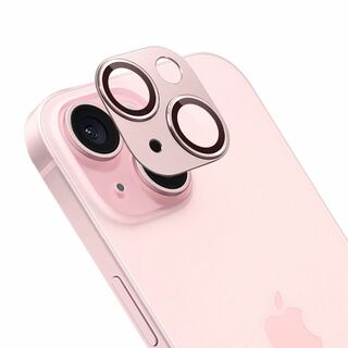 【色: ピンク】Apapeyaカメラ保護カバー iPhone 15 /iPhon