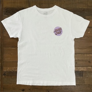 サンタクルーズ(Santa Cruz)の極美品　SANTA CRUZ SKATEBOARDSサンタクルーズ  ロゴT(Tシャツ(半袖/袖なし))