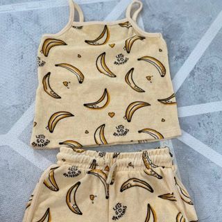 ザラ(ZARA)の【ZARA baby kids】バナナ柄setup (12-18m/85cm)(タンクトップ/キャミソール)