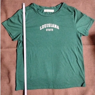 ストレンジヘブン　レディース　半袖　Tシャツ　Mサイズ　グリーン カラー　緑 色