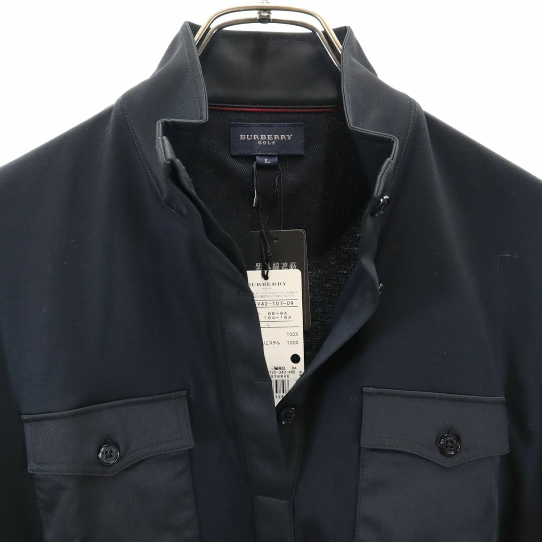 【代引可】 BURBERRY 長袖 ゴルフ 日本製 三陽商会 バーバリー 未使用 - バーバリー