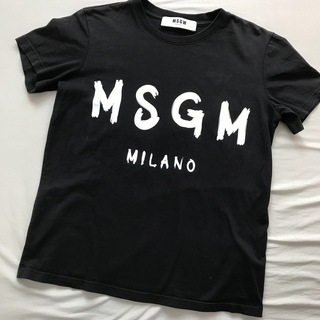 エムエスジイエム(MSGM)のMSGM　Tシャツ　黒　XS(Tシャツ(半袖/袖なし))