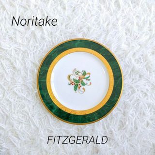 ノリタケ(Noritake)のNoritake　FITZGERALD　クリスマスプレート　金彩(食器)