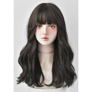 フルウィッグ ヘアウィッグ かつら   ロングヘア  カール ウェーブ(ロングカール)