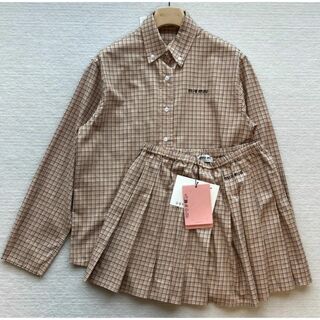 miumiu - miumiu(ミュウミュウ) シャツ＆スーツスカート