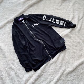 ジェニィ(JENNI)の【新品未使用】S.JENNI 薄手ブルゾン　ジャンパー　透け感《140》 黒系(ジャケット/上着)