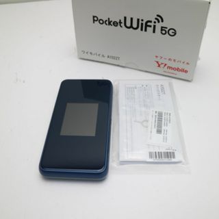 ゼットティーイー(ZTE)の新品同様 Pocket WiFi 5G A102ZT ネイビー M777(スマートフォン本体)