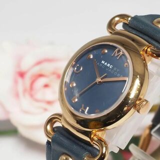マークバイマークジェイコブス(MARC BY MARC JACOBS)のマークバイマークジェイコブス 革ベルト レディース 腕時計 ゴールド C551(腕時計)