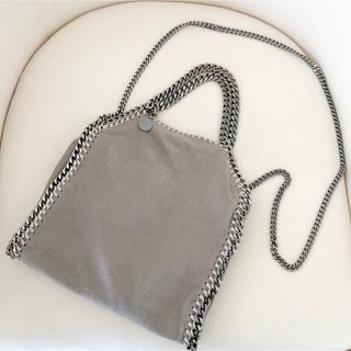 ステラマッカートニー(Stella McCartney)のステラマッカートニー ファラベラ ミニ 2way ショルダーバッグ グレー(ショルダーバッグ)