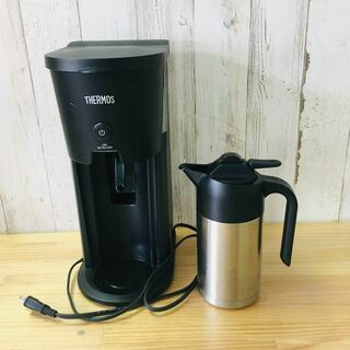 サーモス(THERMOS)のサーモス コーヒーメーカー 0.63L ブラック ECJ-700 BK(コーヒーメーカー)