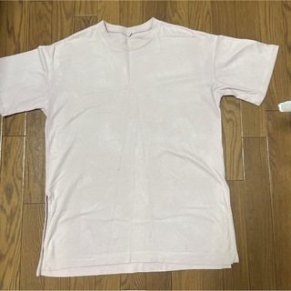 UNIQLO 薄ピンクTシャツ(Tシャツ(半袖/袖なし))
