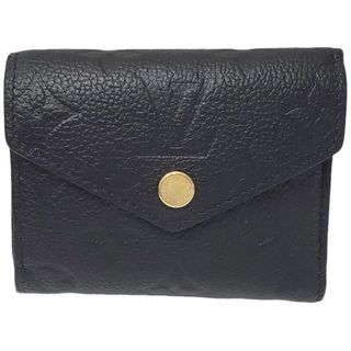 ルイヴィトン(LOUIS VUITTON)のLOUIS VUITTON ルイ ヴィトン モノグラム アンプラント ポルトフォイユ ゾエ M62935 中古 美品 レディース 財布 ブラック レザー 32406K21(財布)