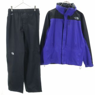 ザノースフェイス(THE NORTH FACE)のノースフェイス NP11020 アウトドア ナイロンジャケット 上下 セットアップ M ブルー系 THE NORTH FACE GORETEX メンズ(ナイロンジャケット)