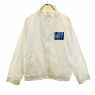 アディダス(adidas)のアディダス 80s トレイフォイルロゴ ヴィンテージ バック プリント ジップジャケット ホワイト系 adidas メンズ(その他)