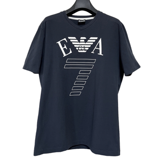 エンポリオアルマーニイーエーセブン(EMPORIO ARMANI EA7)の匿名発送　EA7 エンポリオアルマーニ　Vネックプリントカットソー　サイズXXL(Tシャツ/カットソー(半袖/袖なし))