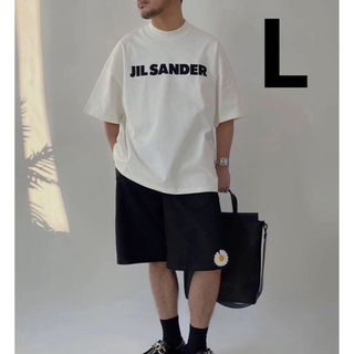 ジルサンダー(Jil Sander)のJIL SANDER ジルサンダーロゴTシャツLサイズ 男女兼用(Tシャツ/カットソー(半袖/袖なし))