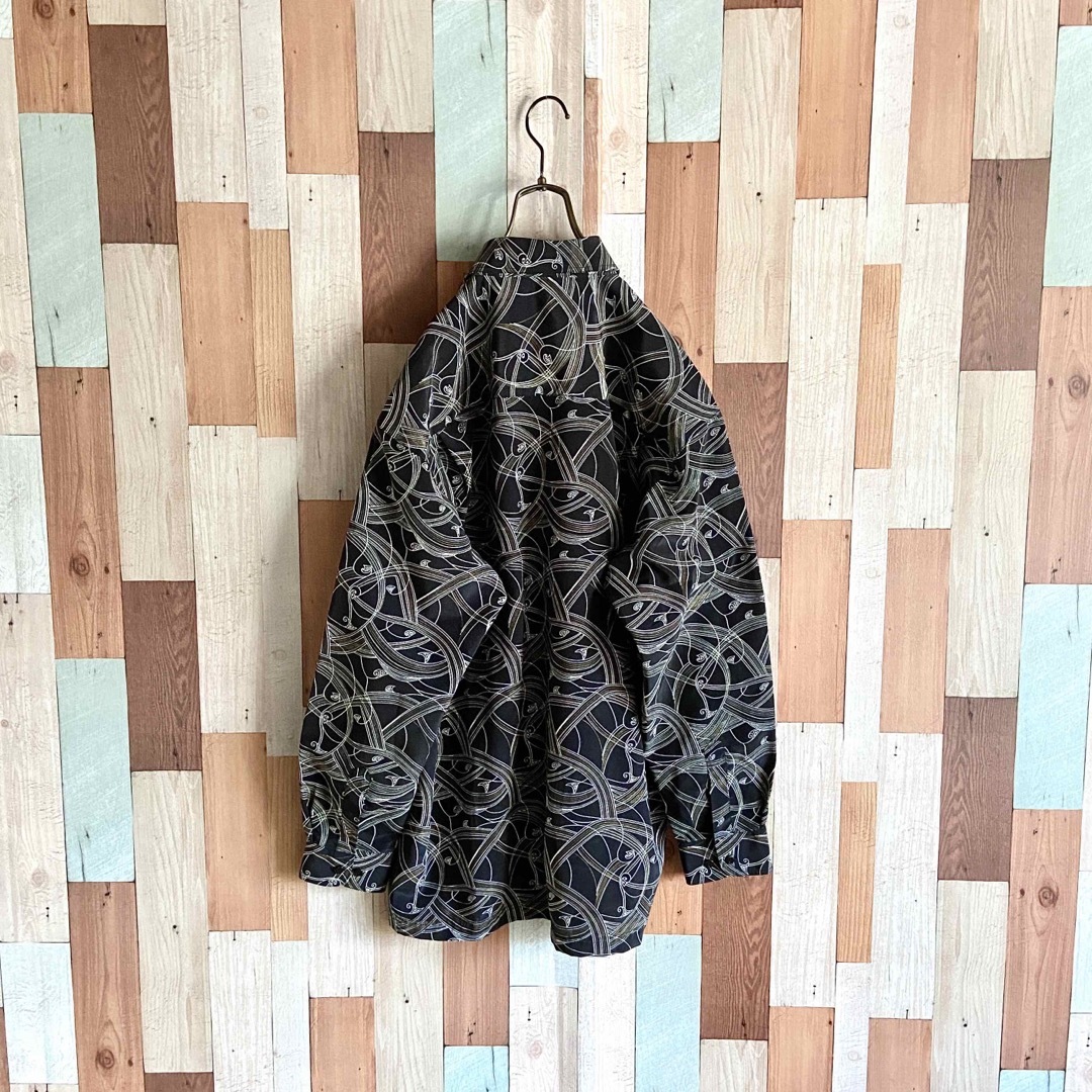 ART VINTAGE - 古着 vintage 90s 00s 総柄シャツ archive 国産 ART VINTAGE - 古着 vintage 90s 00s 総柄シャツ archive 国産
